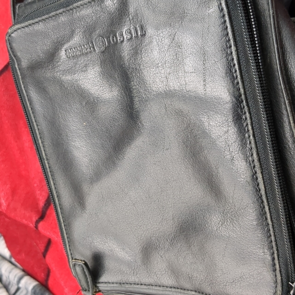 Fossil black leather purse - Picture 12 of 13